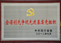 全省創(chuàng)先爭優(yōu)先進基層黨組織